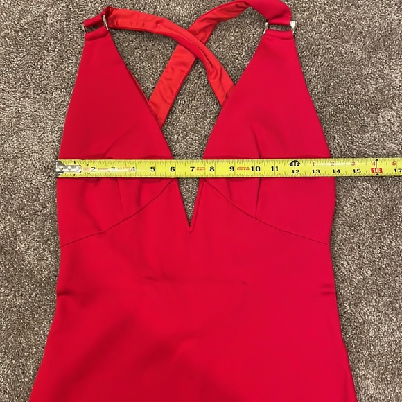NBD Red Backless Dress - Picture 3 of 8